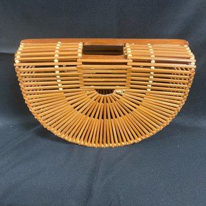 Bamboo Half Circle Bag